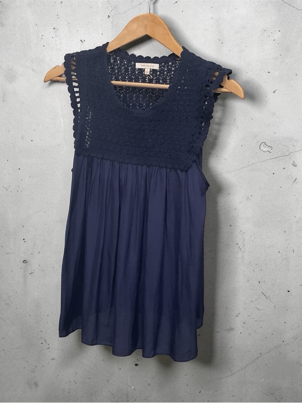 NWT Skies are Blue Knitted Lace Top